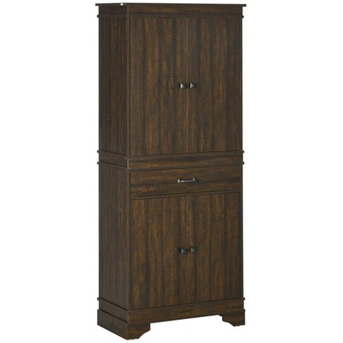 Farmhouse Kitchen Pantry Storage Cabinet with Drawer and Adjustable Sh —  Farmhouse Kitchen and Bath