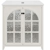 Grungis Farmhouse Bathroom Vanity with Ceramic Sink,Modern Rustic Bathroom Cabinet with Bronze Pulls and 2 Soft-Closing Doors - 4 of 4