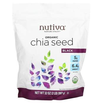 Nutiva Organic Chia Seed, Black, 32 oz (907 g)