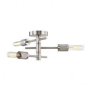 Elk Home Module 3 - Light Semi-Flush Mount in  Satin Nickel - 1 of 3