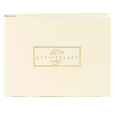  50th Anniversary Guest Book - Ivory 
