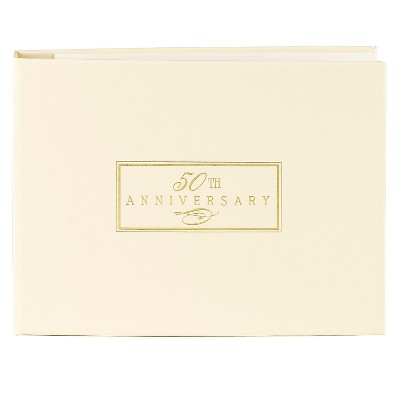  50th Anniversary Guest Book - Ivory 