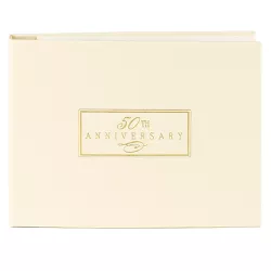 50th Anniversary Guest Book - Ivory