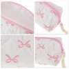 Unique Bargains Bow Pattern Makeup Bag 1 Pc - 3 of 4