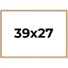 PosterPalooza | Classic Modern Gold Picture Frame - UV Acrylic, Backing Board, Hanging Hardware Included - 2 of 4