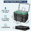 OPUX Soft Sided Cooler Bag, Insulated Collapsible Portable Leakproof with Shoulder Strap, Beach Camping Travel Road Trip - 2 of 4