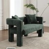 Modern Chenille Loveseat Sofa,Upholstered 2 Seater Sofa,Couch Lounge With Pillows,Sofa Benches,Accent Couch For Living Room-Cuddlewood - 2 of 4