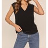 Women's Chelsi Chiffon Barbie V-neck Tank Top - Plus - Kylie Paige - 3 of 4