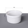 8-Pack 8oz Porcelain Ramekins - Oven/Dishwasher Safe Ceramic Cups for Baking Creme Brulee/Souffle/Serving Dips - 3 of 4
