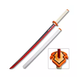 Edgework Imports Demon Slayer Tanjiro Kamado 40.5 Inch Foam Replica Samurai Sword