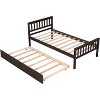 Acekool Twin Platform Bed Frame with Headboard, 2 Storage Drawers, Compact Noise-Free Design, No Box Spring Needed, for Kids or Guest Room - 4 of 4