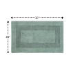 Perthshire Platinum Collection Cotton Racetrack Design Skid Resistant Comfortable Absorbent Bath Rug - 2 of 3