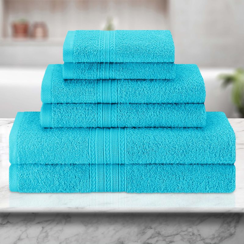 Eco-Friendly Sustainable Cotton Solid Lightweight Bathroom Set by Blue Nile Mills, 2 of 6