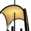 Hunter Fans 12" Dukestown Ceiling Light Natural Iron/Gold Leaf Finish - 4 Bulbs, Incandescent, Dry Rated, 1 Year Warranty - 2 of 2