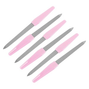 Unique Bargains Stainless Steel Multifunctional Nail File Manicure Tool 6 Pcs - 1 of 4