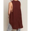 Women's Fired Brick Sleeveless Sweater - POL - 2 of 4