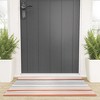 Sunshinecanteen Mesa Desert Pastel Stripes Looped Vinyl Welcome Mat - Society6 - 2 of 4