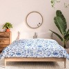 Deny Designs 3pc King Marta Barragan Camarasa Floral perennial pleasure Comforter and Sham Set - 3 of 4