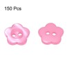 Unique Bargains Resin 2-Hole Craft Replacement Flower Sewing Buttons 150 Pcs - 3 of 4