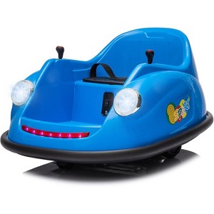 Bumper Cars for Toddlers, Electric Kids Ride On Bumper Car Gift, 12V Battery Car for Kids Remote, 360 Degree Spin, Music and Remote - 1 of 4