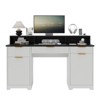 Gymojoy 59" Executive Desk Fluted Office Desk with Power Outlets Long Monitor Stand for Study Bedroom - 4 of 4
