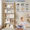 71" Book Shelf, 6 Tier Bookcase, Modern Tall Bookshelf, Free Standing Storage Shelving Unit for Bedroom Home Office Kitchen Living Room - 4 of 4