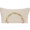 C&F Home 16" x 16" Spring Wreath Throw Pillow - 2 of 4