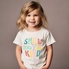 The Juniper Shop Mini Smiley Smile and Be Kind Aria Toddler Short Sleeve Tee - 3 of 4