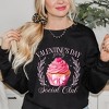 Simply Sage Market Women's Graphic Sweatshirt Coquette Valentine Cupcake - 2 of 4