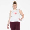 Women's Strawberry Shortcake Graphic Tank Top - White - 2 of 3