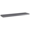 vidaXL Bookshelf Boards 8 pcs High Gloss Gray 15.7"x3.9"x0.6" Engineered Wood - 2 of 4