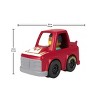 Fisher-Price Little People Wheelies 3" Inch Red Flames Race Car - 4 of 4
