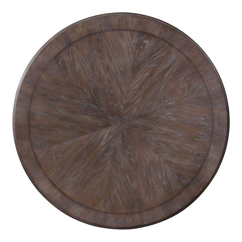 60&#34; Darja Round Wood Dining Table Brown - HOMES: Inside + Out, 5 of 6