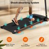 Electric Folding Treadmill with 2.5HP Quiet Motor, Heart Rate Sensor, USB Charging, Bluetooth Speaker, Shock Absorption & LED Display, 5% Incline - 4 of 4