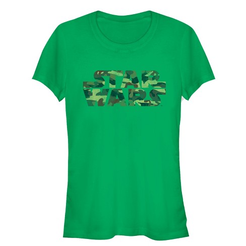 Juniors Womens Star Wars Camo Logo T-Shirt - image 1 of 3