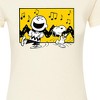 Women's - Peanuts - Charlie And Snoopy Dance Time Fitted Graphic T-Shirt - 2 of 4