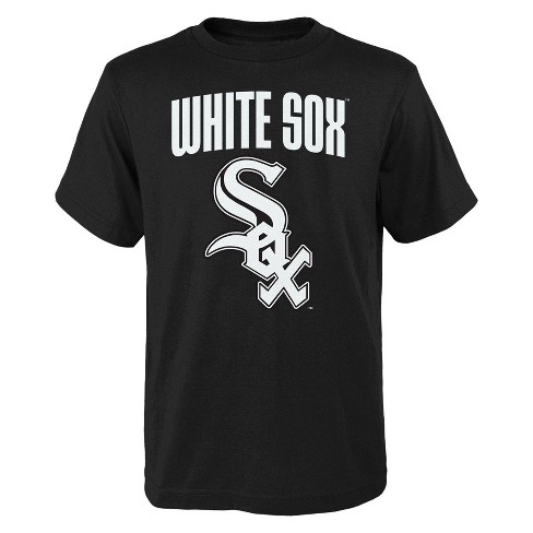 MLB Chicago White Sox Boys' Oversize Graphic Core T-Shirt - S