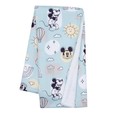Lambs & Ivy Disney Baby Classic Mickey Mouse Sherpa Baby Blanket