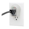 Tripp Lite SpikeCube® 600-Joules Personal Surge Protector Wall Tap, 1 Outlet, Light Gray, SPIKECUBE - 3 of 4