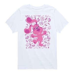 Boys' - Blue's Clues & You! - Magenta Excited Short Sleeve Graphic T-Shirt - 1 of 3