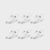 Pair of Thieves BOWO 3+3 Bonus pack No Show Socks - 8-12 - 3 of 4