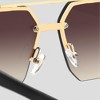 Anna-Kaci Women's Chic Trimmed Octagon Polarized Sunglasses UV400 Protection - 3 of 4