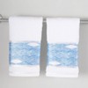 The Lakeside Collection Bluefin Bay Bathroom Collection - Set of 2 Hand Towels - 4 of 4