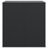 Cushion Box Black PE Rattan 39.4 x 38.4 x 40.9 in Cushion Box - 3 of 4