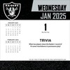 NFL Las Vegas Raiders 2025 Box Calendar - 3 of 4