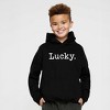 The Juniper Shop Lucky Typewriter Youth Graphic Hoodie - 2 of 3
