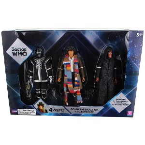 Seven20 Doctor Who 5.5" Action Figure Set: 4th Doctor, D84, Decayed Master - 1 of 2