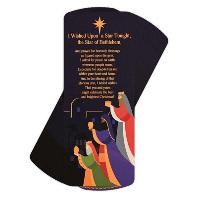 Dicksons Star of Bethlehem 7 Inch Paper Christmas Keepsake Bookmark Pack of 12