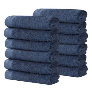 Rayon From Bamboo Cotton Blend Eco-Friendly Hypoallergenic Solid Bathroom Towel Set by Blue Nile Mills - 1 of 4