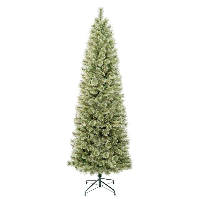 National Tree Company First Traditions Unlit Slim Arcadia Cashmere Pine Hinged Artificial Christmas Tree, 1 of 5
